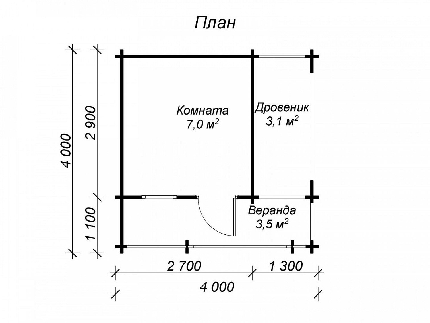 Садовый дом СК Мини 109