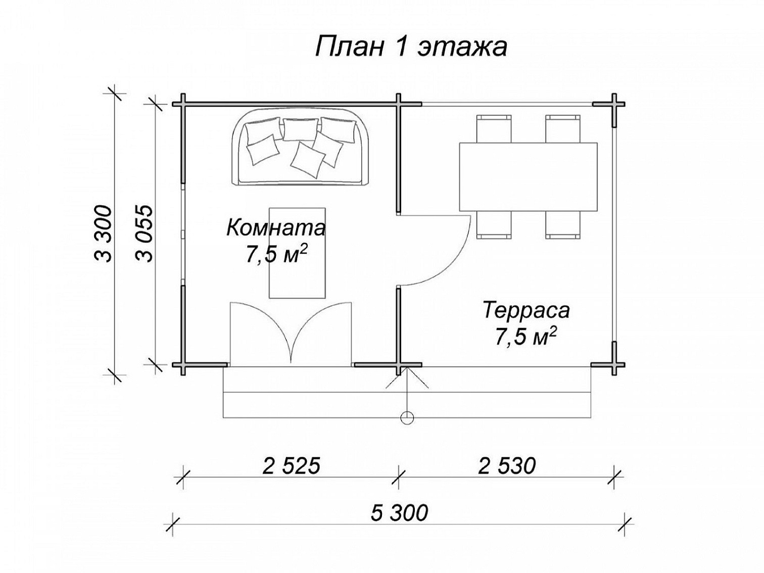 Садовый дом СК Мини 162